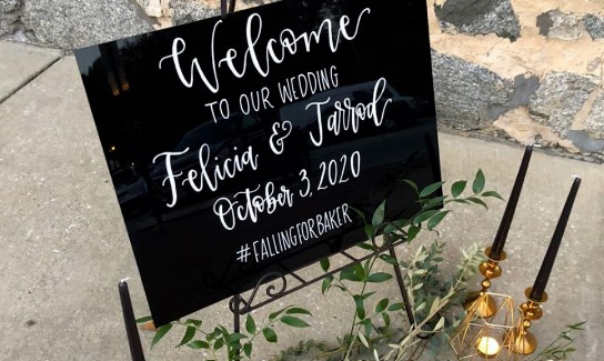 How to Repurpose Wedding Signs