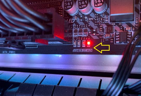 DRAM Red Light On Motherboard [Causes & How To Fix It?]