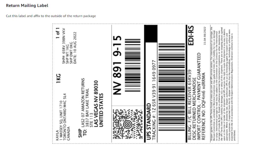 How Do I Print A Return Label From Amazon